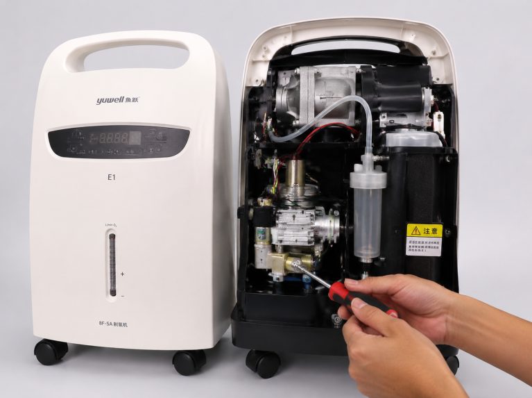 六盘水鱼跃制氧机E1/E2/E3/E4故障代码维修